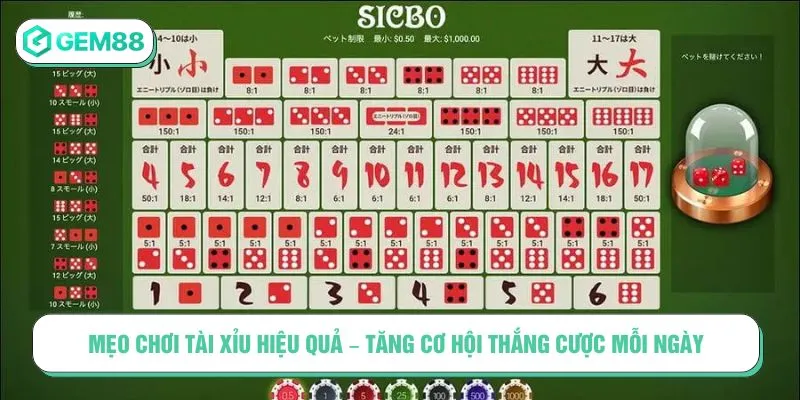 Mẹo Chơi Tài Xỉu