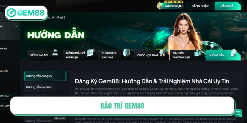 Bảo Trì Gem88: Cập Nhật Mới Nhất Và Thông Báo Quan Trọng bảo trì gem88